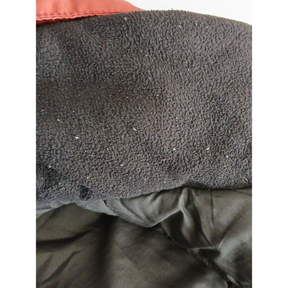 Vintage Audvik Red Winter Puffer Coat Jacket Size Medium M Made In Canada - Picture 6 of 16